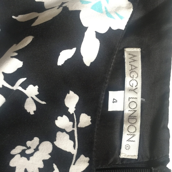🌟 Maggy London Sz4 Vtg style high waist - Picture 4 of 4